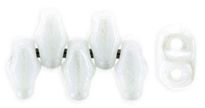 MiniDuo-L0300 - MiniDuo 2/4mm : Luster - Opaque White - 25 Count