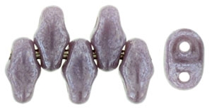 MiniDuo-L23020 - MiniDuo 2/4mm : Luster - Opaque Amethyst - 25 Count