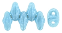 MiniDuo-L6303 - MiniDuo 2x4mm : Luster - Opaque Baby Blue - 25 Count