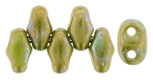 MiniDuo-NB53410 - MiniDuo 2x4mm : Nebula - Opaque Olivine - 25 Count