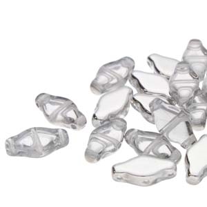 NAV61200030-27001 - Navette Beads 6x12mm Crystal Labrador - 25 Count