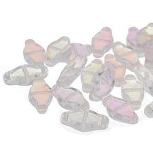 NAV61200030-28701 - Navette Beads 6x12mm Crystal AB  - 25 Count
