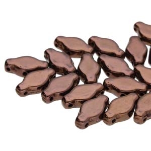 NAV61223980-14415 - Navette Beads 6x12mm Dark Bronze  - 25 Count