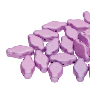 NAV61223980-79021 - Navette Beads 6x12mm Jet Purple Suede - 25 Count