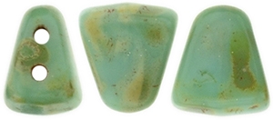 NIB-BIT-T6313 - NIB-BIT 6/5mm : Opaque Turquoise - Picasso - 25 Count