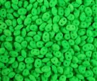 Neonï¿½SuperDuo 2.5/5mm : 8 Grams - NSD-BNGR - Neon Green