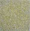 Matsuno Peanut ICL Clear/Sunshine Yellow Beads
