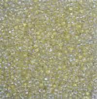 Matsuno Peanut ICL Clear/Sunshine Yellow Beads