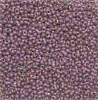 Matsuno Peanut L Antique Gold Purple Beads