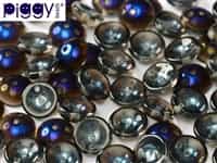 PB-00030-22201 - Czech Piggy Beads 4x8mm - Crystal Azuro - 25 Beads