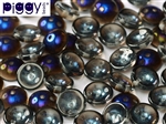 PB-00030-22201 - Czech Piggy Beads 4x8mm - Crystal Azuro - 25 Beads