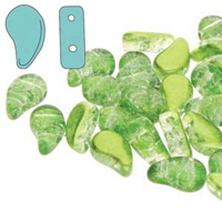 [ 2-2-B-1 ] PD8500030-24705 - PaisleyDuo 8x5mm - Slushy Sour Apple - 25 Count