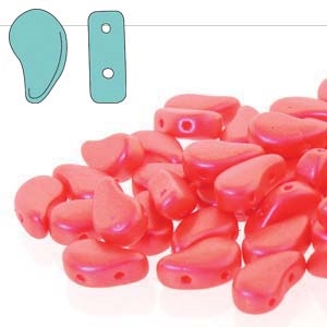 PD8502010-24502 - PaisleyDuo 8x5mm - Tutti Frutti Watermelon - 25 Count
