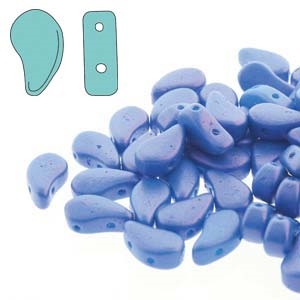PD8502010-24509 - PaisleyDuo 8x5mm - Tropical Blue Raspberry - 25 Count