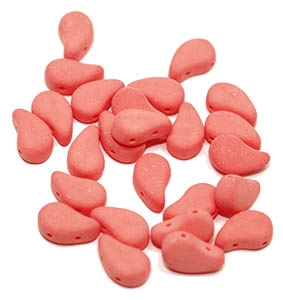 [ 2-2-B-2 ] PD8502010-92944 - PaisleyDuo 8x5mm - Bondeli Matte Coral - 25 Count