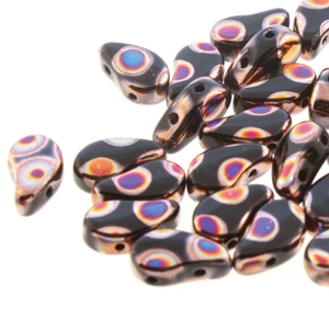 PD8523980-29503DO - Jet Dotted Full Sliperit - PaisleyDuo 8x5mm -  - 25 Count