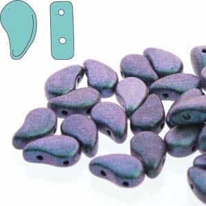 PD8523980-94105 - PaisleyDuo 8x5mm - Polychrome Blueberry - 25 Count