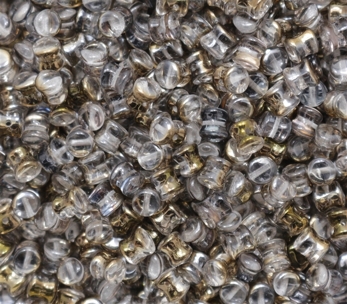 Preciosa Pellet Beads 4x6mm - PE00030-22601 - Crystal Valentine - 25 Beads