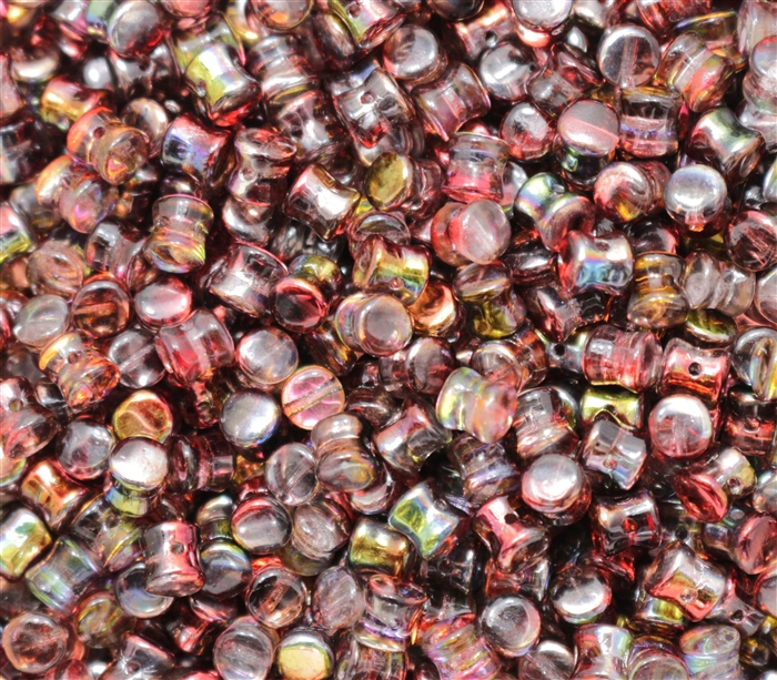 Preciosa Pellet Beads 4x6mm - PE00030-95200 Magic Wine - 25 Beads