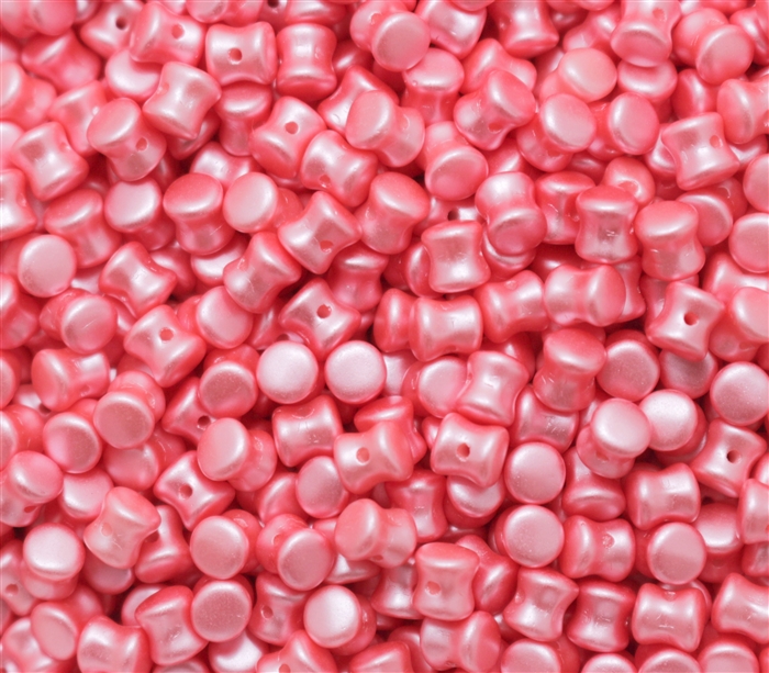 Preciosa Pellet Beads 4x6mm - PE25007 Pastel Light Coral - 25 Beads