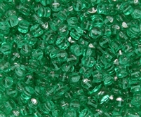 Preciosa Pellet Beads 4x6mm - PE50710 - Emerald - 25 Beads