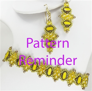 2016 Spring Fashion Color Buttercup Bracelet & Earrings Reminder