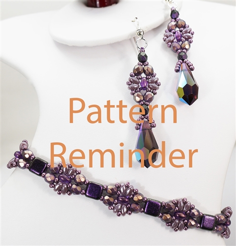 2016 Spring Fashion Color Lilac Gray Bracelet & Earrings Reminder