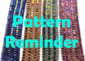 All Beads CZ Gekko Bracelet Pattern Reminder