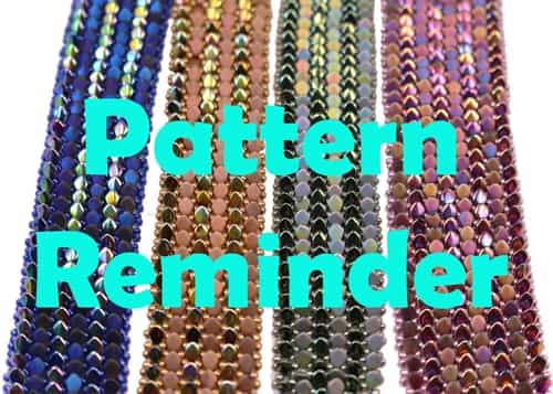 All Beads CZ Gekko Bracelet Pattern Reminder