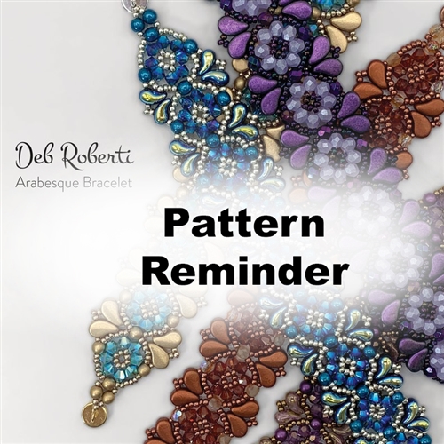 Deb Roberti's Arabesque Bracelet Pattern Reminder