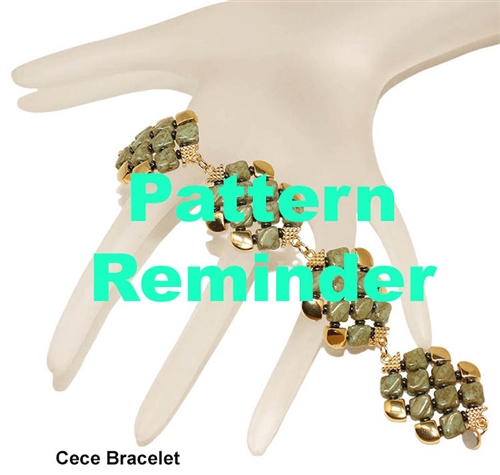 BeadSmith Exclusive Cece Bracelet Pattern Reminder