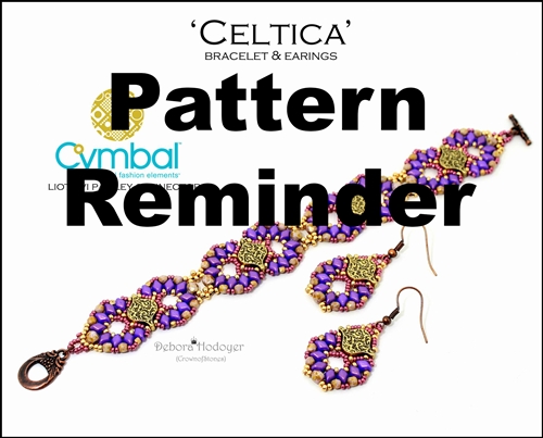 BeadSmith Exclusive Celtica Bracelet & Earrings Pattern Reminder