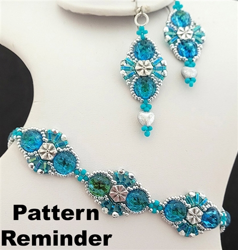 BeadSmith Exclusive Fanfare Bracelet & Earrings Pattern Reminder