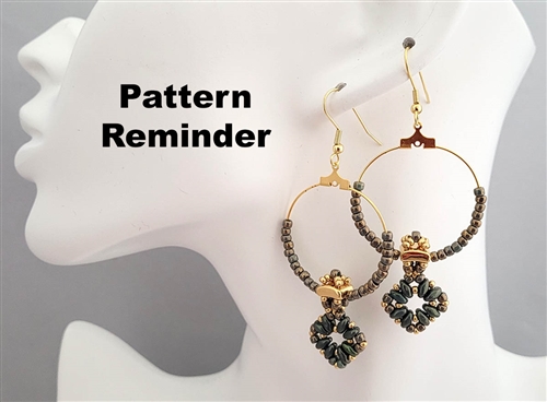 BeadSmith Exclusive Fixer Dangle Earrings Pattern Reminder