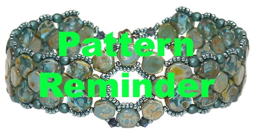 BeadSmith Exclusive Flowering Ginko Bracelet & Earrings Pattern Reminder