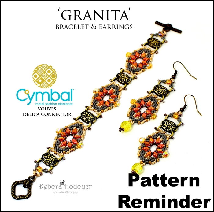 BeadSmith Exclusive Granita Bracelet & Earrings Pattern Reminder