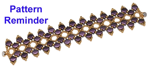 BeadSmith Exclusive Lacey Ginko Bracelet Pattern Reminder