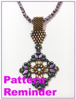 BeadSmith Exclusive Medalia Pendant Pattern Reminder