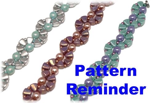 BeadSmith Exclusive Nib-Bit Bracelet Pattern Reminder