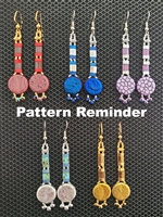 BeadSmith Exclusive Pendulum Duo Earrings Pattern Reminder