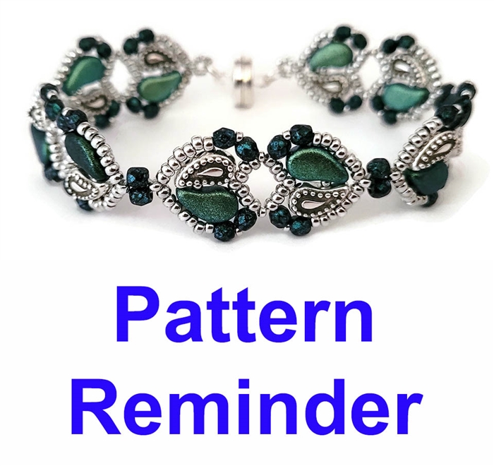BeadSmith Exclusive   Side by Side Bracelet Pattern Reminder