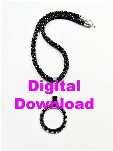 BeadSmith Exclusive Terra Dots Pendant Pattern Reminder