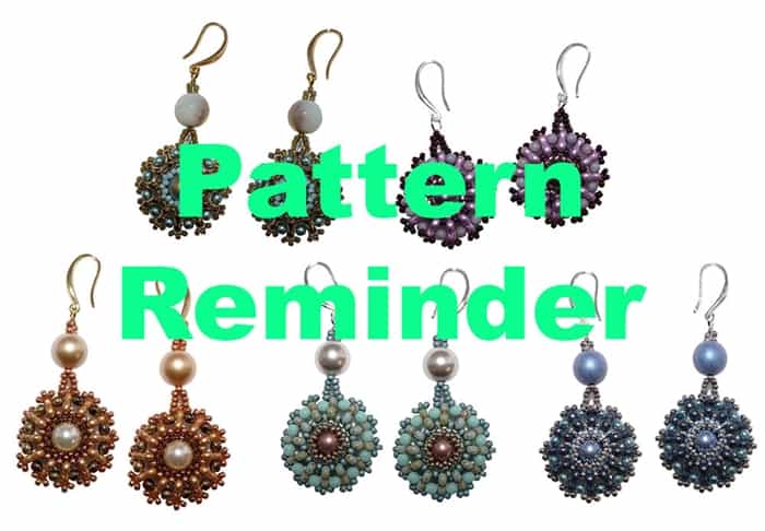 BeadSmith Exclusive Trifinity Earrings Pattern Reminder