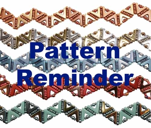 Deb Roberti's Aztec Band Bracelet Pattern Reminder