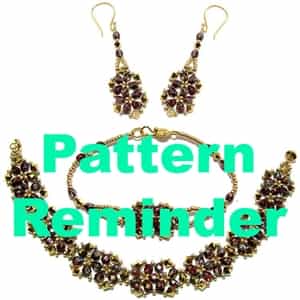Deb Roberti's Baroque Bracelets & Earrings Pattern Reminder
