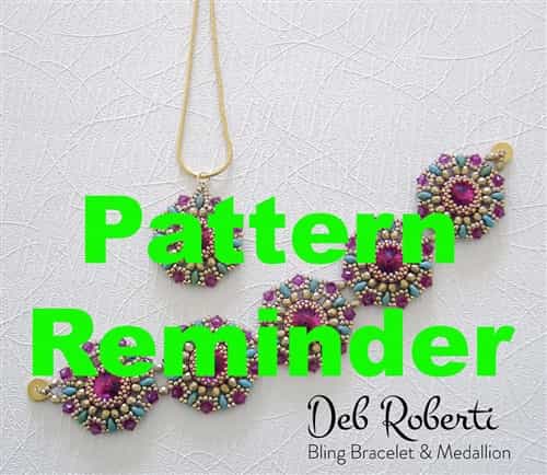 Deb Roberti's Bling Bracelet & Medallion Pattern Reminder