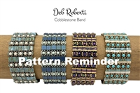 Deb Roberti's Cobblestone Band Bracelet Pattern Reminder