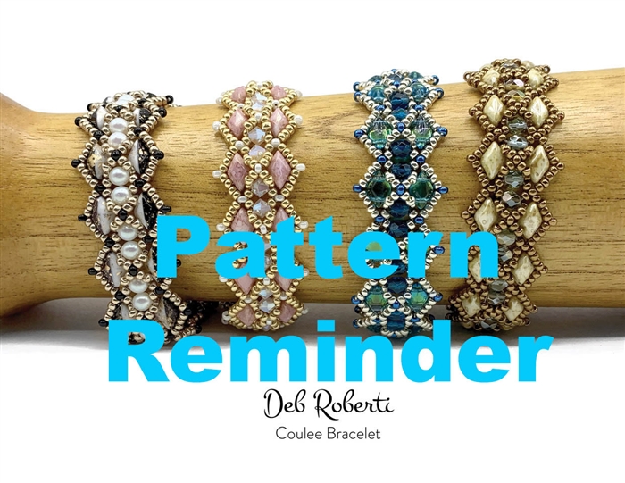 Deb Roberti's Coulee Bracelet Pattern Reminder