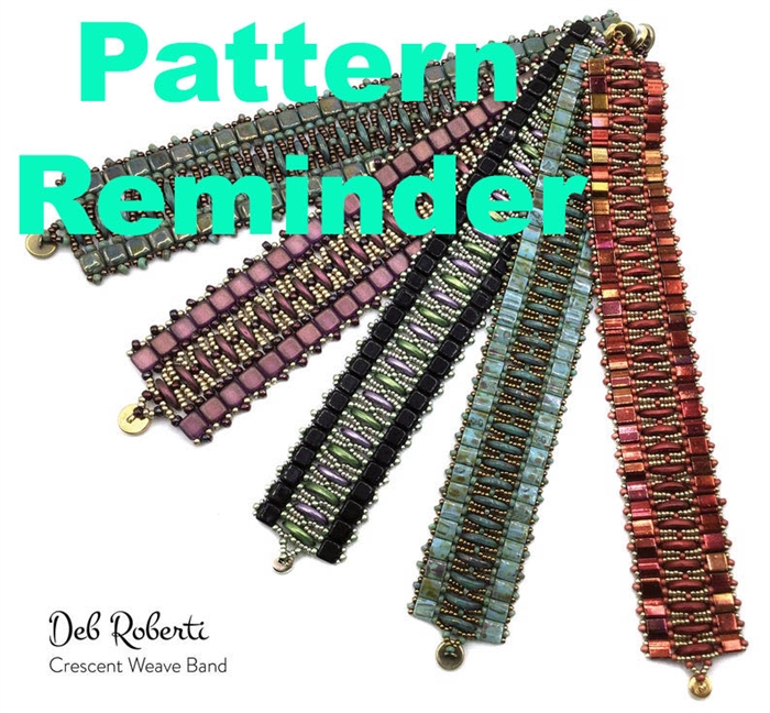 Deb Roberti's Crescent Weave Band Pattern Reminder