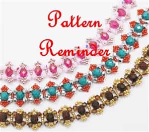 Deb Roberti's Crystal Picot Bracelet Pattern Reminder
